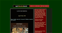 Desktop Screenshot of mp3classicalmusic.net
