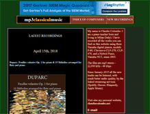 Tablet Screenshot of mp3classicalmusic.net